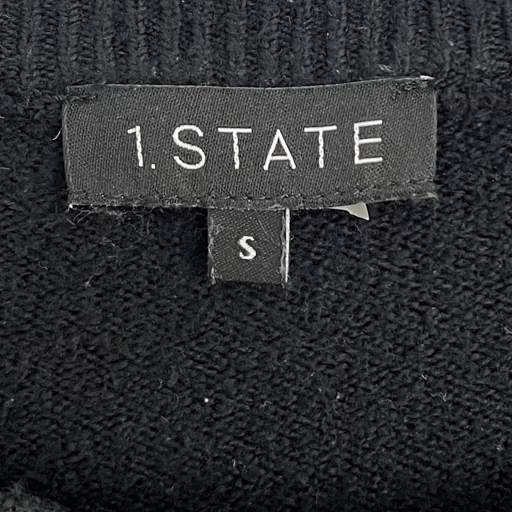 1. State Black Ruffle Sweater - Picture 5 of 5